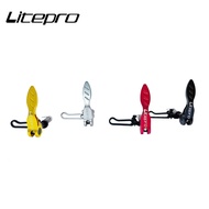 Litepro Seatpost Clamp Aluminum Alloy Folding Bike Seat Tube Rod Clips For Brompton Bicycle