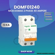 New 6Ka Ori Sni Mcb 2 Phase 40 Ampere 2P 40A 2Pole Schneider Domaebebas