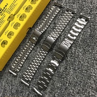 19 20mm 22mm Sidth Full Stainless Steel Seiko WatchBand Strap Silver Mens Luxury Replacement Metal Bracelet for Seiko SKX007 SKX