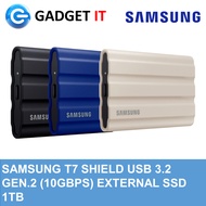 SAMSUNG T7 SHIELD USB 3.2 GEN.2 (10GBPS) EXT SSD EXTERNAL SOLID STATE DRIVE WITH IP65 WATER & DUST P