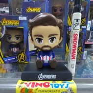 Figure bobble head car dashboard display head captain captain america america america america