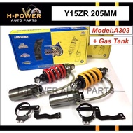 GAS MONOSHOCK Y15ZR 205MM WITH TANK ESPADA ORIGINAL (MONOSHOCK Y15ZR Y15 ACCESSORIES MOTORCYCLE YSUKU MONO Y15 ESPADA)