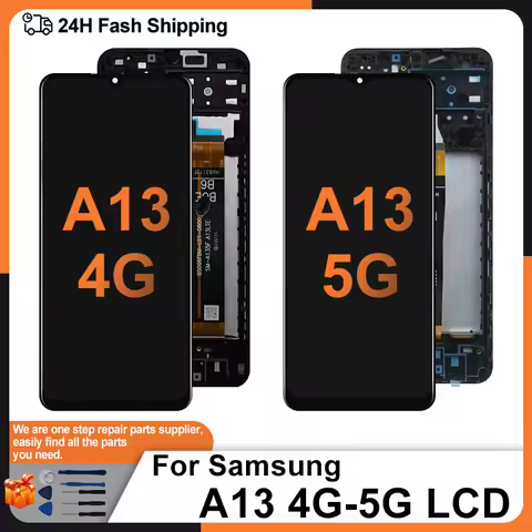 IPS LCD For Samsung Galaxy A13 4G LCD A135 Display A135U Touch Screen For Samsung A13 5G Display A13