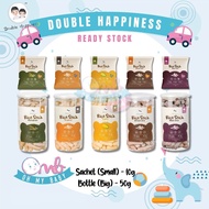 DOUBLE HAPPINESS - RICE STICK BABY | RICE PUFFS | SNEK BAYI | BABY SNACK 6MONTHS+