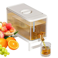 【Try Himj】 Water Dispenser for Fridge Spigot Juice Container Drink Dispensers Juice Container 4.5L L