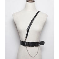 One-Shoulder Diagonal Chain Girdle for Women - Stylish Fashion Accessory