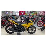 Exciter 155 black gold sticker