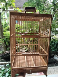 Sangkar Burung ukuran 27 x 27 x 47 cm komplit ruji dan paku #Sangkar Burung Rakitan #Kandang burung 