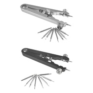 [mcfsnzwtxz1bw] Spring Bar Plier Set Watch Spring Bar Plier Tool Set with 10 Tips Pin Removal Alumin