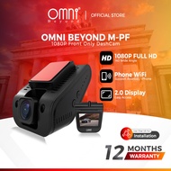 Perakam Dashcam Kereta OMNI BEYOND M-PF 1080P Dashcam Depan DVR Dash Cam