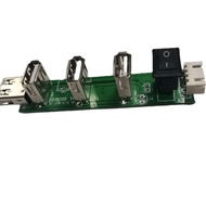 USB Data Collector2.0Splitter4Hub HUB Socket PCBA Card Reader Data Expansion