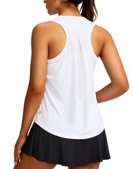 Women's Workout Tops Racerback Athletic Tank Tops Sleeveless Loose Fit Yoga Running Gym Shirts for W