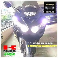 Kawasaki Ninja ZZR1400 ZX14 ZX14R 6500k White LED Headlight Bulb No Dash Error H7 H8 H9 h H11 L T15 