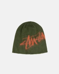 STUSSY SKULLCAP BRUSHED OUT STOCK BEANIE 毛帽