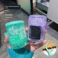 Interdental Residue KO!Us usmile Dental Floss Ultra-Fine Double Floss Dental Floss Stick Household M