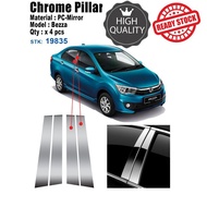 Perodua Bezza Chrome Pillar (4 pcs)