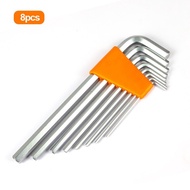 7/8/9Pcs Long Ball Point Hex Key Allen Wrench Set CRV Steel 1.5Mm 2Mm