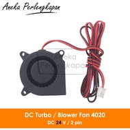 3D Printer DC Blower Fan / Turbo Fan 4020 24V 2 pin