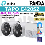 TP-Link Tapo C420S2 4MP 2K QHD Smart Wire-Free Security Camera System