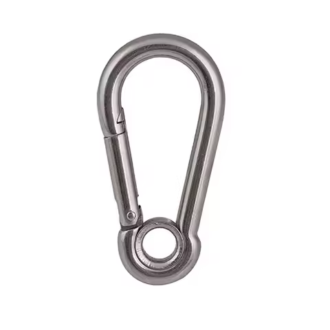 1Pcs Stainless Steel 304 M4 M5 M6 M7 M8 M9 M10 M11 M12 M13 M14 Carabiner Carbine Snap Hook Key-Lock