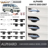 AMAZING TOYOTA ALPHARD ANH10 2003-2007 CAR DOOR HANDLE BOWL COVER DOOR HANDLE INNER BOWL INSERTS COV
