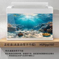 [3775 People Praise] 3d HD Sunshine Undersea Fish Tank Background Sticker 5d Decorative Wallpaper Aq