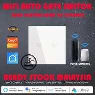 Tuya WIFI Smart Autogate Glass Touch Switch Wifi Remote Autogate Smart Phone Control Ready Stock in 