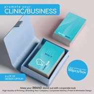 Name Card / Business Card / Corporate Card / Printing 310gsm Art Card 2 Sides / 100 cards/box