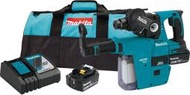 MAKITA 牧田 電鑽 鎚鑽 集塵裝置 四溝 免出力 無刷 18V 5.0Ah 雙電池 美版 DHR242 DX01