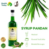 Health Today Syrup Pandan | 750ml | Beverage Flavours | Sales And Offer | Drinks Application