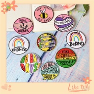 ♚ Treat People with Kindness - Healing English Words Iron-On Patch ♚ 1Pc It's Cool To Be Kind DIY Se