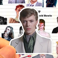 DavidBowie Sticker HD Waterproof Classic Collection Rock Singer David Bowie Decorative Painting Stic