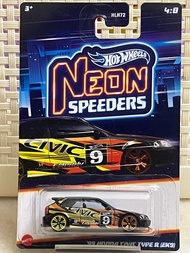 Hot Wheels Neon Speeders Honda Civic Type R EK9