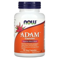 A129Trendy Youth Pick NOW ADAM Capsules 90 Veg Capsules Men’s Multi With Lycopene CoQ10 Resveratrol 