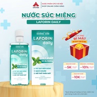 Nước súc miệng Laforin Daily sát khuẩn ngừa hôi miệng - Không cồn - Tái tạo men răng - Vị the mát 50