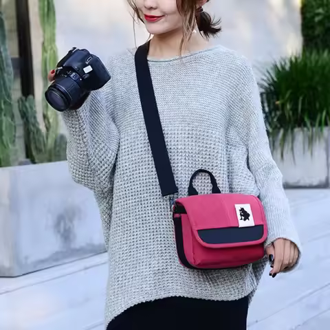 Dslr Camera Bag for Canon Eos R10 R50 R100 R7 Rp 250D 200D M200 M50 M6 Sx70 Sx60 Nikon Zfc Z50 Z30 Z