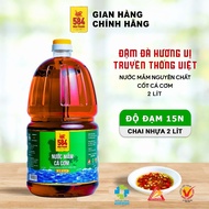 2 Liter Bottle, Anchovy Fish Sauce 15 protein - 584 Nha Trang - Traditional Fish Sauce, Always Fresh