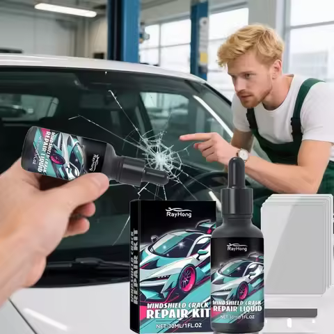 Car Glass Repair Resin Kit - Windshield Crack Repair Fluid Scratch Curing Adhesive Tool