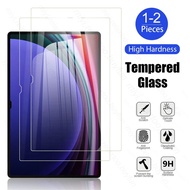 1- 2PCS HD Tablet Tempered Glass for Samsung Galaxy Tab S9+ 2023 S7 FE S8+ S7plus S6 Lite A7 A8 10.5 Screen Protector Samsung TabS9 S9Plus Protective Film