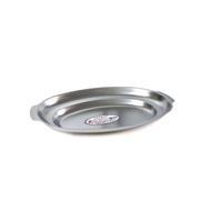 Taiwan Made 304 Stainless Steel Deepened Fish Plate 430 Deep Waist Egg-Shaped Cooking