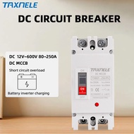 Dc MCCB ngắt mạch 2P 150A 250A 600V Quá tải bảo vệ chuyển đổi PV năng lượng mặt trời bảo vệ vỏ đúc n
