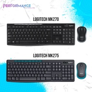 Logitech MK270/MK 270/MK275/MK 275 Wireless Keyboard And Mouse Combo (1 YEAR WARRANTY BY PERFORMANCE