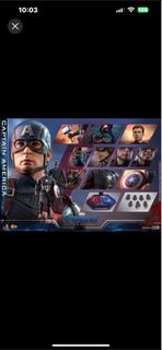 Hot Toys 復仇者聯盟4 終局之戰 美國隊長 mms 536