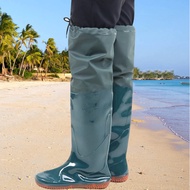 NEW PRODUCT WOMEN'S AND MEN'S BOOTS, LONG WATERPROOF RICE FIELD PANTS, ELASTIC SNAIL SHOES, BOOTS