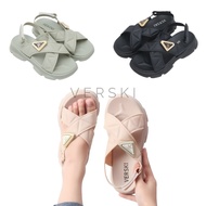 VERSKI Canola Women's Sandals Women's Slop Sandals Home Slippers Slip-On Sandals Home Slippers Anti-