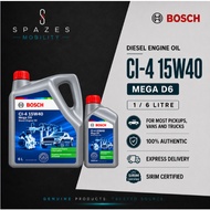 Bosch CI-4 15W40 Diesel Engine Oil pickup Truck diesel Hilux engine oil - 6L/1L Mega D6
