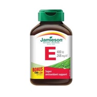 Jamieson – 維他命E 268毫克 120粒 Jamieson – Vitamin E | Natural Source | 400IU 268mg | 120 softgels