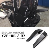for YAMAHA YZF-R7 R7 Accessories Motorcycle Stealth Mirrors YZF-R6 Adjustable Rearview Mirror R6 YZF