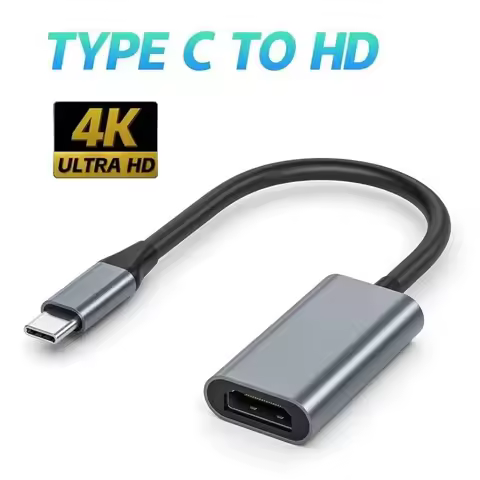 USB Type-C to HDMI Cable 4K Type-C to HDMI Adapter USB 3.1 Male to HDTV Female Converter Cable For L