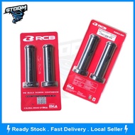 RCB RACING BOY UNIVERSAL RUBBER HANDLE GRIP HG66 / HG55 BLACK22MM THROTTLE GRIP Y15 RS
